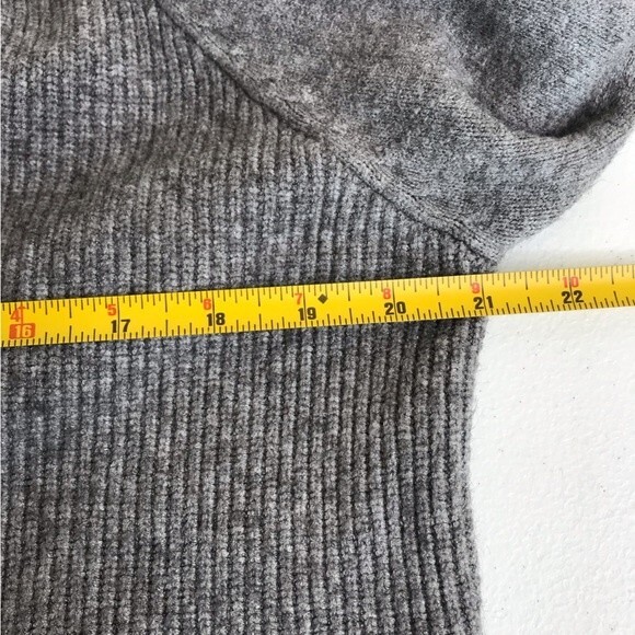 Lovestitch Marled Gray Open Front Cardigan Sweater Women Size Medium Large - Picture 9 of 12